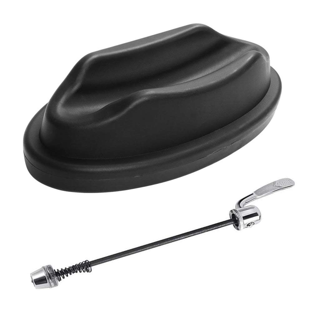 Wakauto 2pcs Front Wheel Riser Stabilization Support Pad for Indoor Trainer Compatible Road Mountain Simple Design for Enhanced Stability