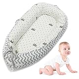 PERFECTO REGALO - Tumbona para bebé, portátil y ligera, multifuncional, ligera y lavable para bebés, segura y transpirable, es la adición perfecta para su hogar y bebé.