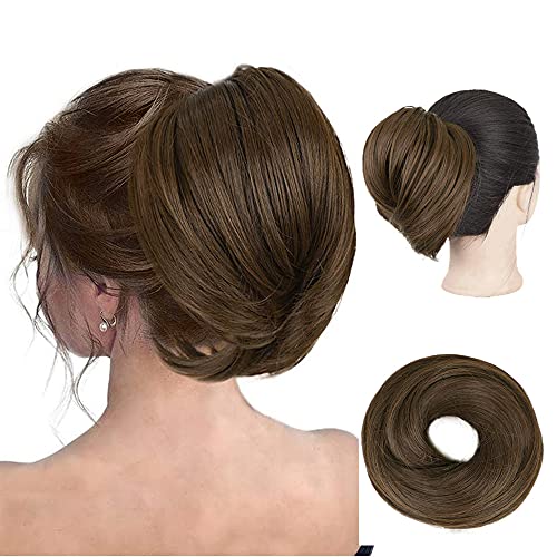 AISI BEAUTY Synthetic Messy Bun Hair Piece for Women Tousled Updo Hair Extensions Ponytail Hair Bun Scrunchies(8#)