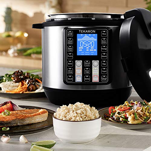 TEKAMON 11-in-1 Electric Pressure Cooker 6.5 Quart, Rice Cooker, Slow Cooker, Egg Cooker, Yogurt Maker, Sauté, Steamer, Stockpot, Sous Vide Cooker, Warmer and More with Deluxe Accessory Set - Thumbnail 7