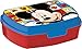 ALMACENESADAN 2237; sandwichera Rectangular Multicolor Disney Mickey Mouse Fruit; Dimensiones 17x12x5,5 cm; Producto de plático; NO BPA.