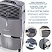 Honeywell 525 CFM Indoor Portable Evaporative Air Cooler for Living Room, Basement, Office, Play Area, Rooms Up to 491 Sq. Ft., 115V, with Fan, Humidifier, Ice Compartment and Remote Control, Gray