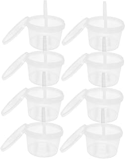 8pcs Storage Containers Lids Reusable Lobster Buckets Leakproof Organizing Bins Pp Ice Bucket