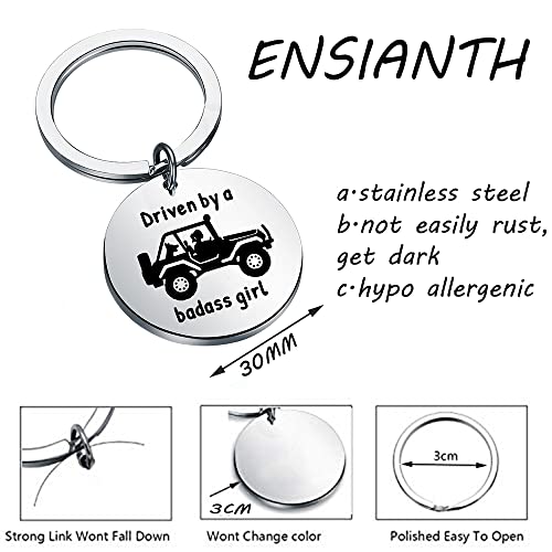 ENSIANTH Off Road Vehicle Keychain - Driver's License Gift for Girls, Outdoor Enthusiasts, Sweet 16, Travelers2