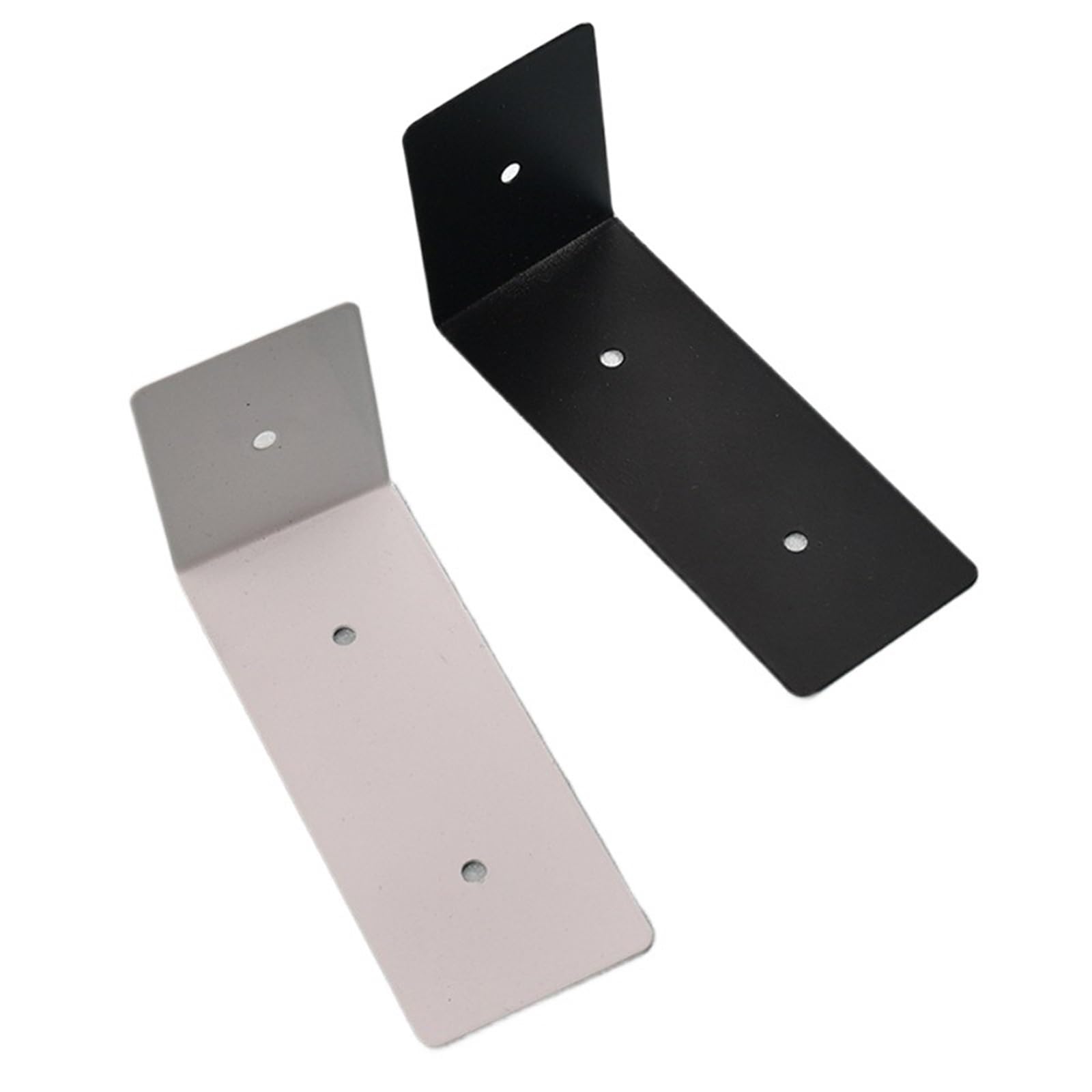 Supports d'étagère en L en fonte de 10 cm au design blanc minimaliste