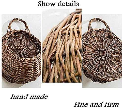 Panier de rangement noué main cache-pot bohème chic 37cm - 4