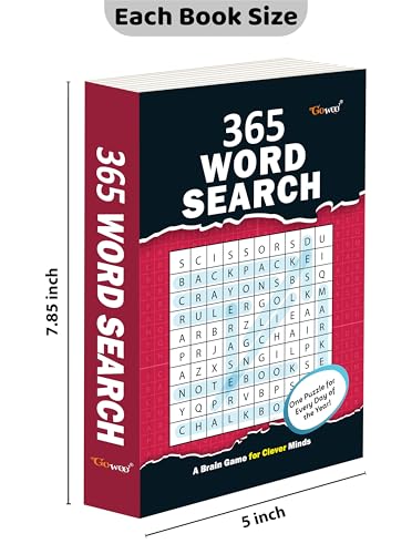 Image of 365 Word Search :- Word search puzzle book, 365 word search puzzle book, educational word search puzzle book, word hunt fun activity book, interactive wordserach activity book