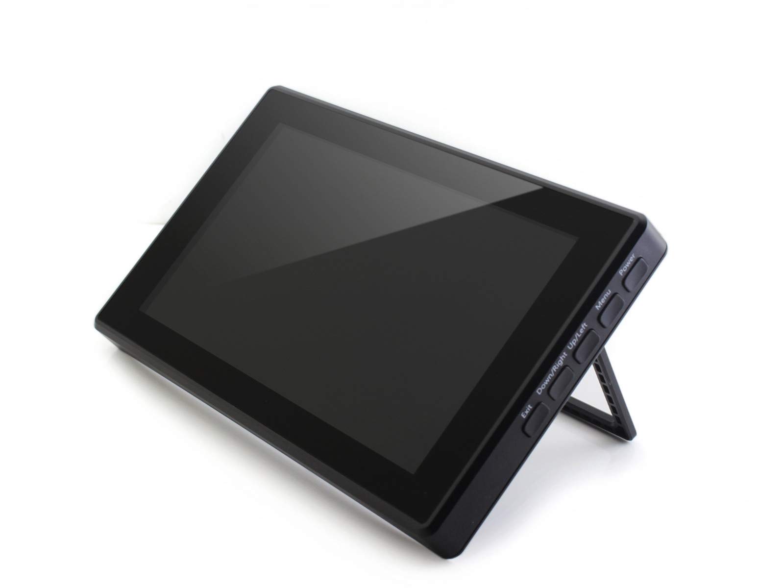 7 pollici Monitor per Raspberry Pi, 1024x600 HDMI LCD IPS Schermo Capacitivo Touch Screen Display con Custodia, Compatibile con Raspberry Pi 4B/3B +/3B/Zero, Supporto Windows 7 8 10