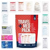 Travel Medicine Kit - 78-Piece TSA-Friendly Med Pack for Flights, Cruises & International Travel | Individually Wrapped Medication Essentials for Any Occasion