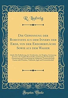 Die Gewinnung der Rohstoffe aus dem Innern der Erde, von der Erdoberfläche Sowie aus dem Wasser: Inhalt: Die Erdbohrung, der Steinbrecher, der ... Kochsalzes, Gewinnung und Verarbeitung der