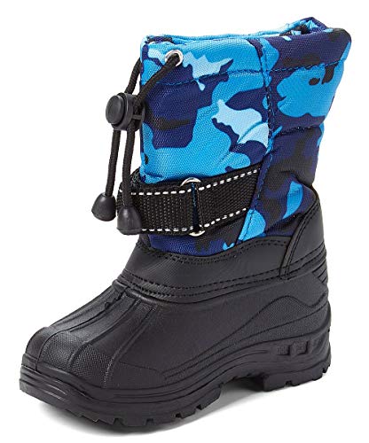 SkaDoo Cold Weather Snow Boot (Toddler/Little Kid/Big Kid) Many Colors Blue Camo
