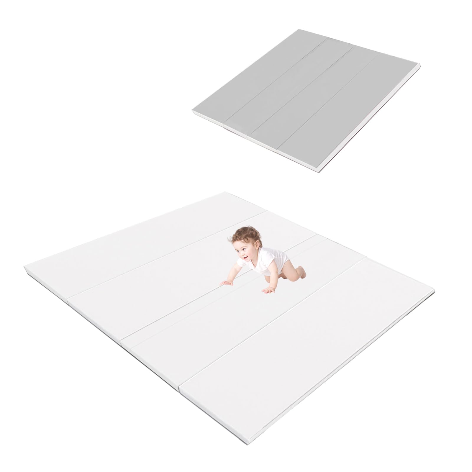 Amazon | 大阪熊 シームレスプレイマット 200×140 リバーシブル 収納し  