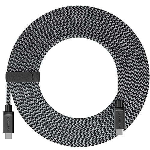 Lioncast Ladekabel für Xbox / PS5, 4m Schnell-Ladekabel für Xbox Series S (XSS)/ Xbox Series X (XSX) & Sony PlayStation 5, PS 5 Controllerkabel für Controller Dualsense, mit Nylonmantel (Knickschutz)