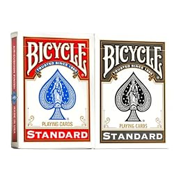 Bicycle Rider Back Playing Cards 2 Pack Red and Black Poker Size