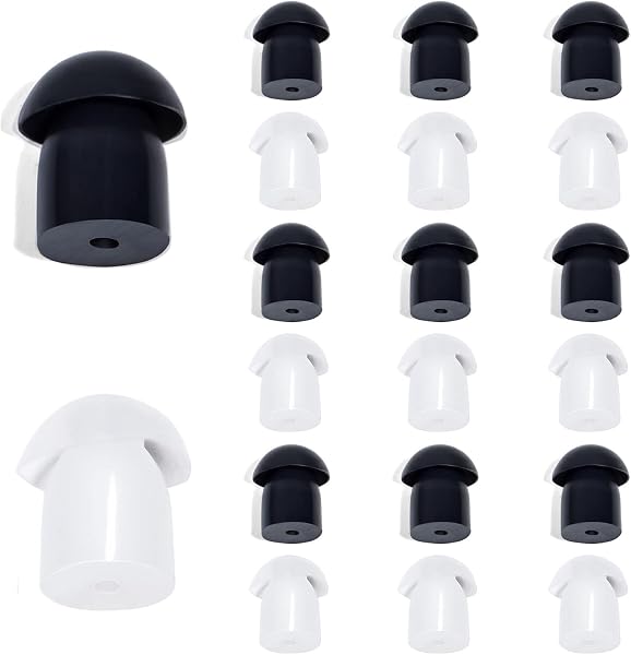 Oreillette à Tube de sécurité Acoustique de Remplacement, Compatible avec Baofeng Motorola Kenwood Talkie-walkie Écouteur (5 pièces, White) - 5
