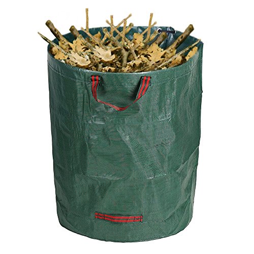 Preisvergleich Produktbild Gartenabfallsack, 270 Liter, faltbar, groß, robust, wasserdicht, wiederverwendbar