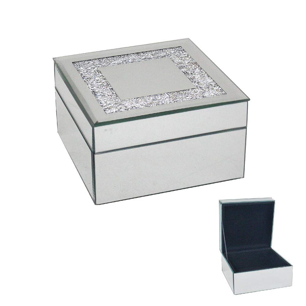 Lesser & PaveyLesser and Pavey Multi Crystal Jewellery/Trinket Box