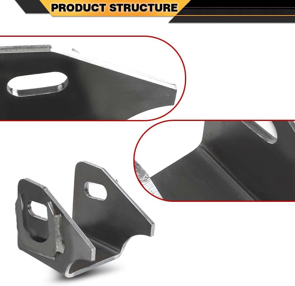 Weld on Heavy Duty Lower Control Arm Mounts Compatible with Jeep Wrangler TJ, Cherokee XJ, Grand Cherokee ZJ, Comanche MJ 1984-2001