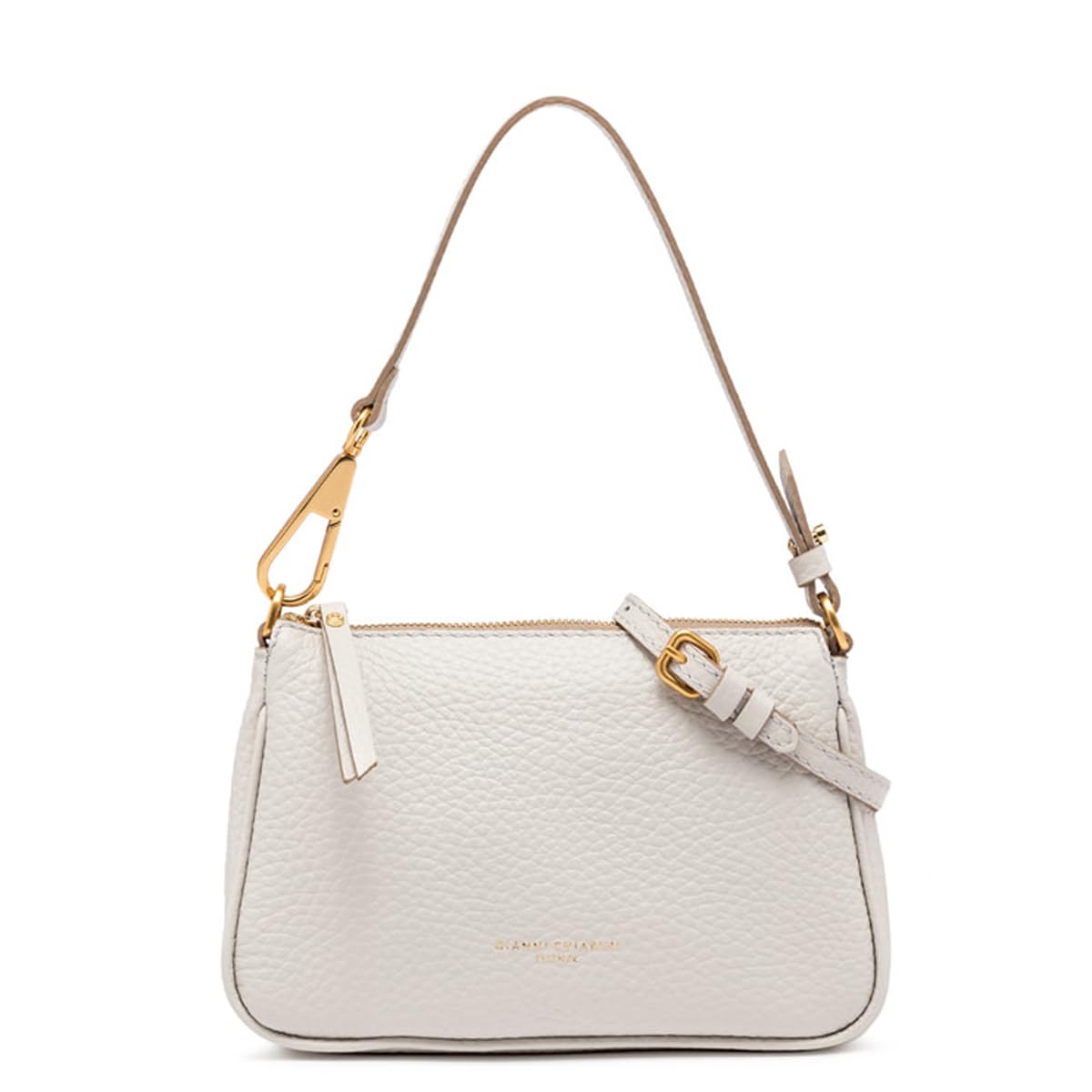 Gianni CHIARINI Brooke Shoulder Bag in Sand Leather – BS 8750 TKL 211 Sand – Size