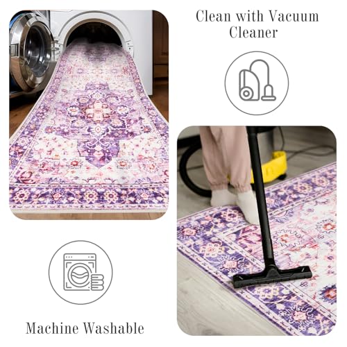 Alfombra 4x6 pies lavable y antideslizante vintage miniatura 6