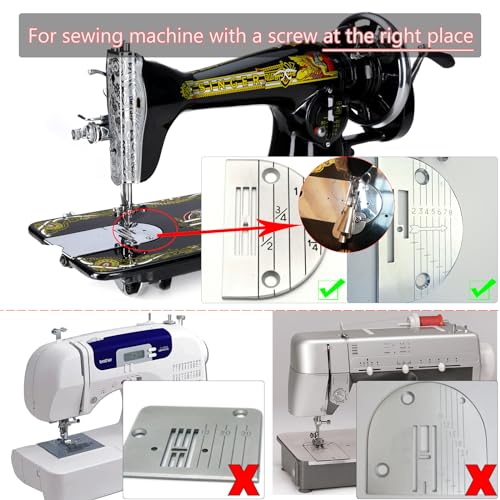 Prensatelas para máquina de coser zurcido 4 piezas 3-6mm miniatura 5