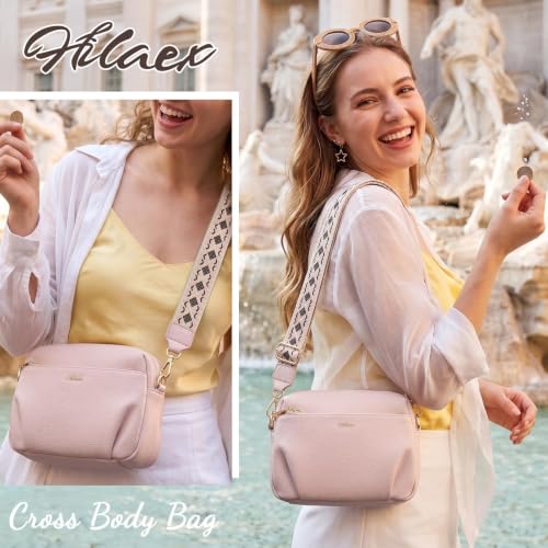 Image of Crossbody Bag for Women Vegan Leather Handbag Purse Anti Theft RFID