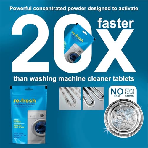 Image of Washing Machine Cleaner, Descaler For Washing Machine Front Load and Top Load, Washing Machine Cleaning Powder, Descaling Powder For Washing Machine (Pack of 1-100 gm) (Packet of 1)