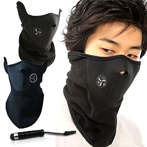 Unisex Ski Mask Neck Warmer, Neoprene Face Mask Winter Cold Weather Face Mask for Motorcycles, Bicycle, Skiing, Running Face Mask,Mountain Climbing - Balaclava Face Masks, jet ski mask