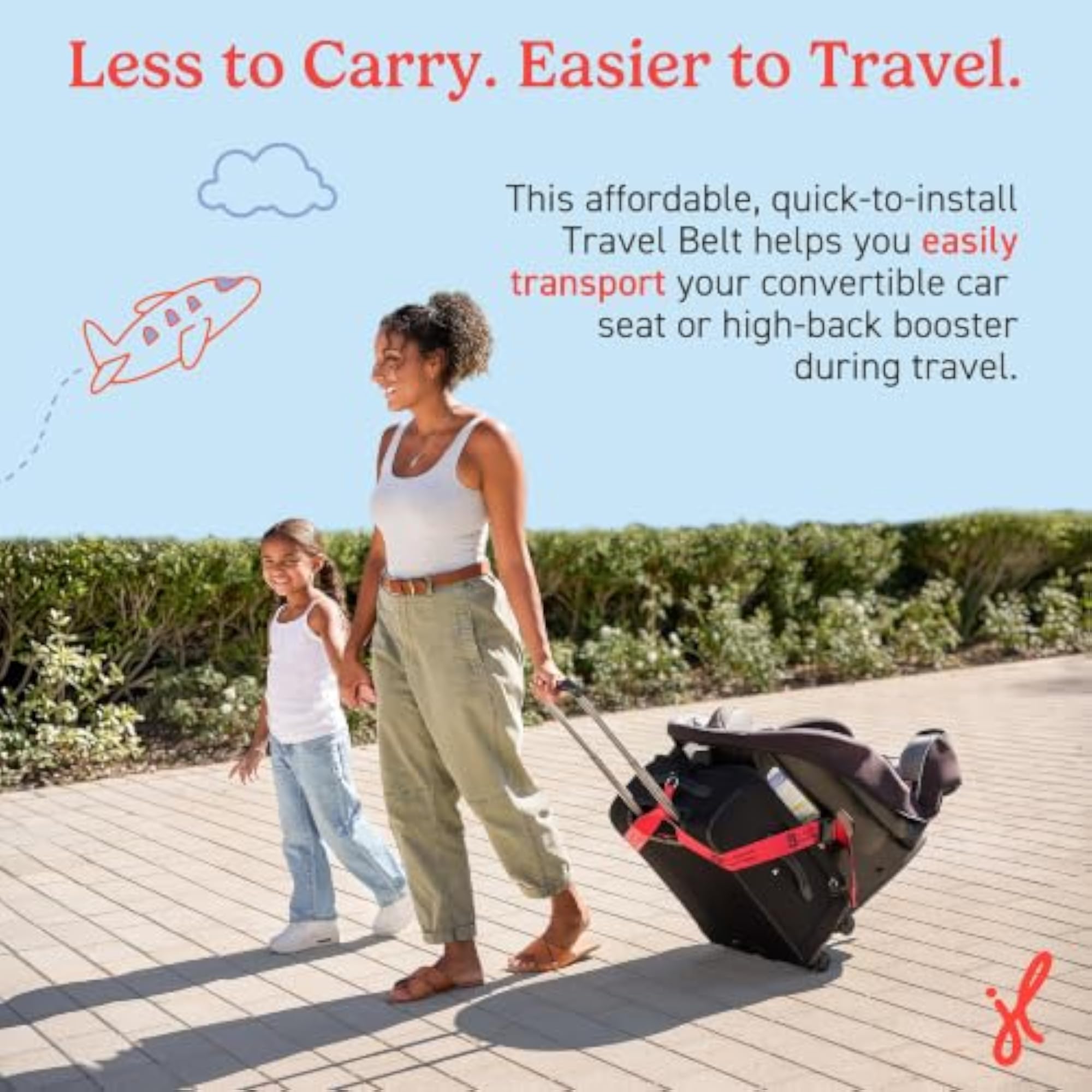 Car Seat Luggage Strap for Travel