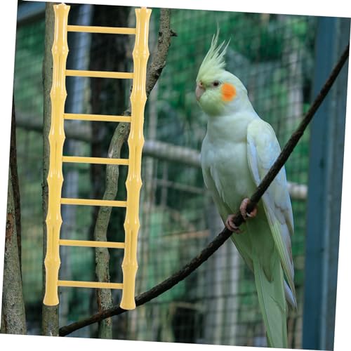 Image of Bird Ladder Toy for Medium Parrots and Hamsters Hanging Climbing Step Ladder 11.41X3.34In Cage Toy for Physical Activity and Exercise