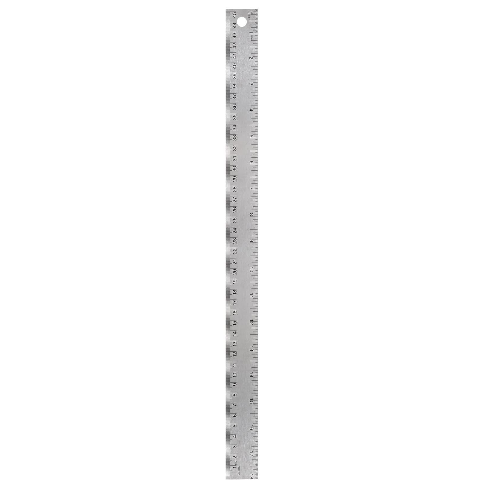 VILLCASE Metal Ruler Cork Backed, 18'' Non-Slip Cork Backing Rulers with Inch and Centimeters