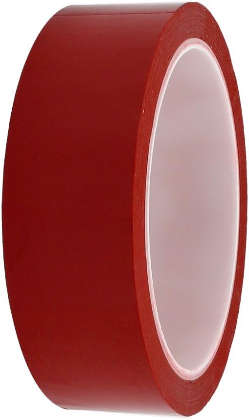 uxcell 30mm Width 164ft Length Single-side Electrical Insulated Adhesive Tape Red