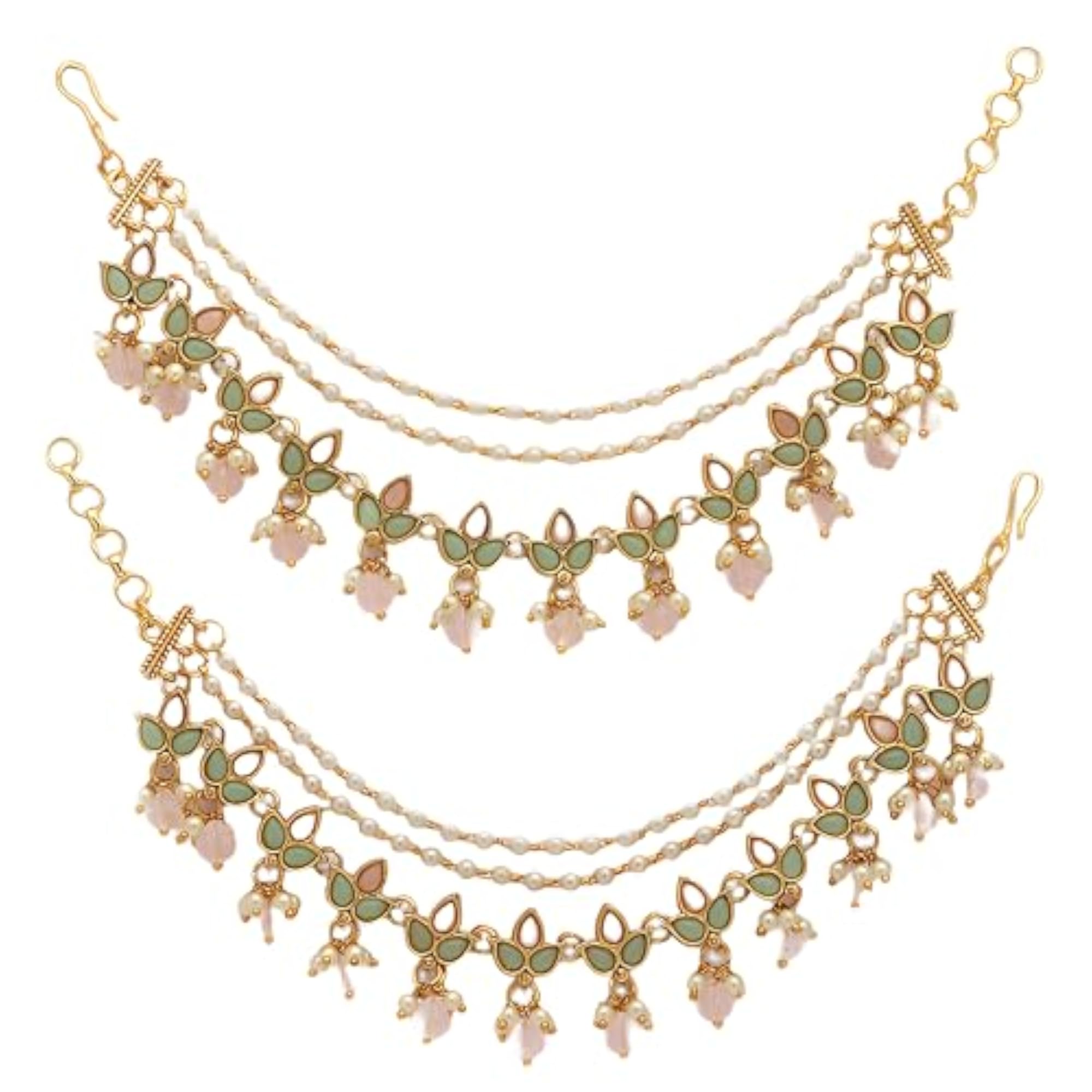 Gold Plated Ear Chain (Kaan Chain) for Women
