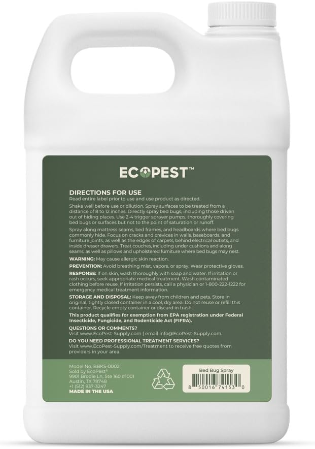 Miniatura 11 de Spray de chinches de cama, natural, mata a base de plantas para control de plagas en interiores  Spray y repelente de chinches para el hogar