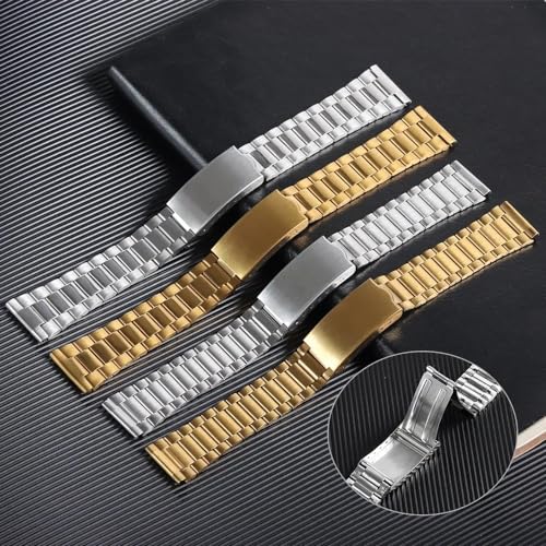 Sangle en métal à boucle déployante contre l'usure des bracelets - 4