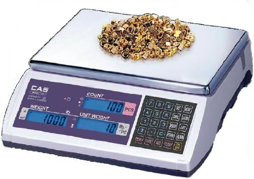 CAS EC-60 EC Series High Accuracy Counting Scale, 60lb Capacity, 0.002lb Readability