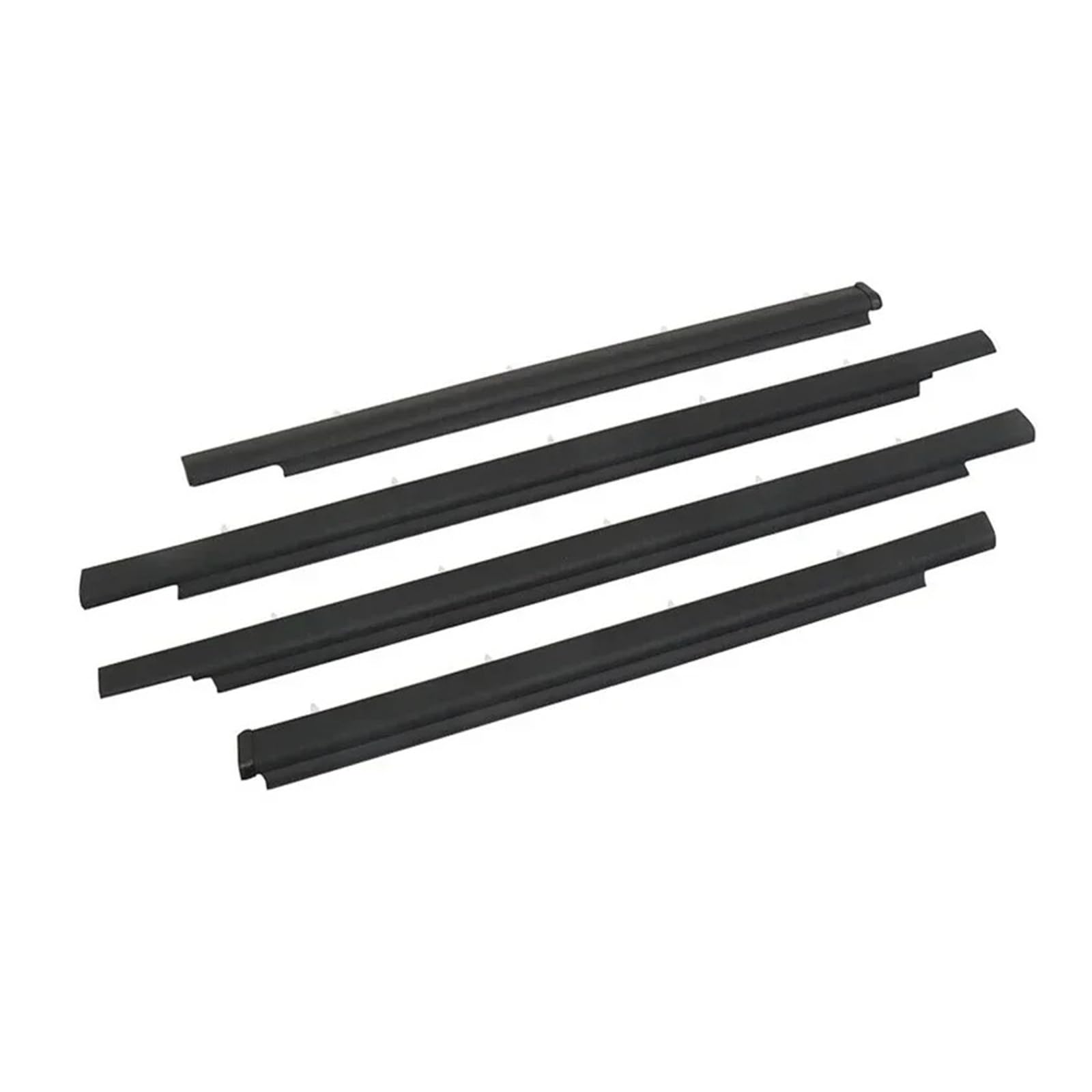 Rubber Seal Weather Stripping 4Pcs for Toyota for Sequoia 2001-2007 Car Door Belt Molding Weatherstrip Window Glass Waterproof Pressure Strip