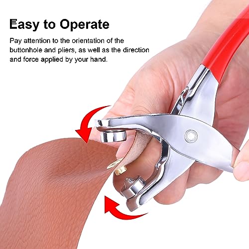 Rysent RYSENT-01 1203Pcs Grommet Eyelet Pliers Tool Kit thumb #4