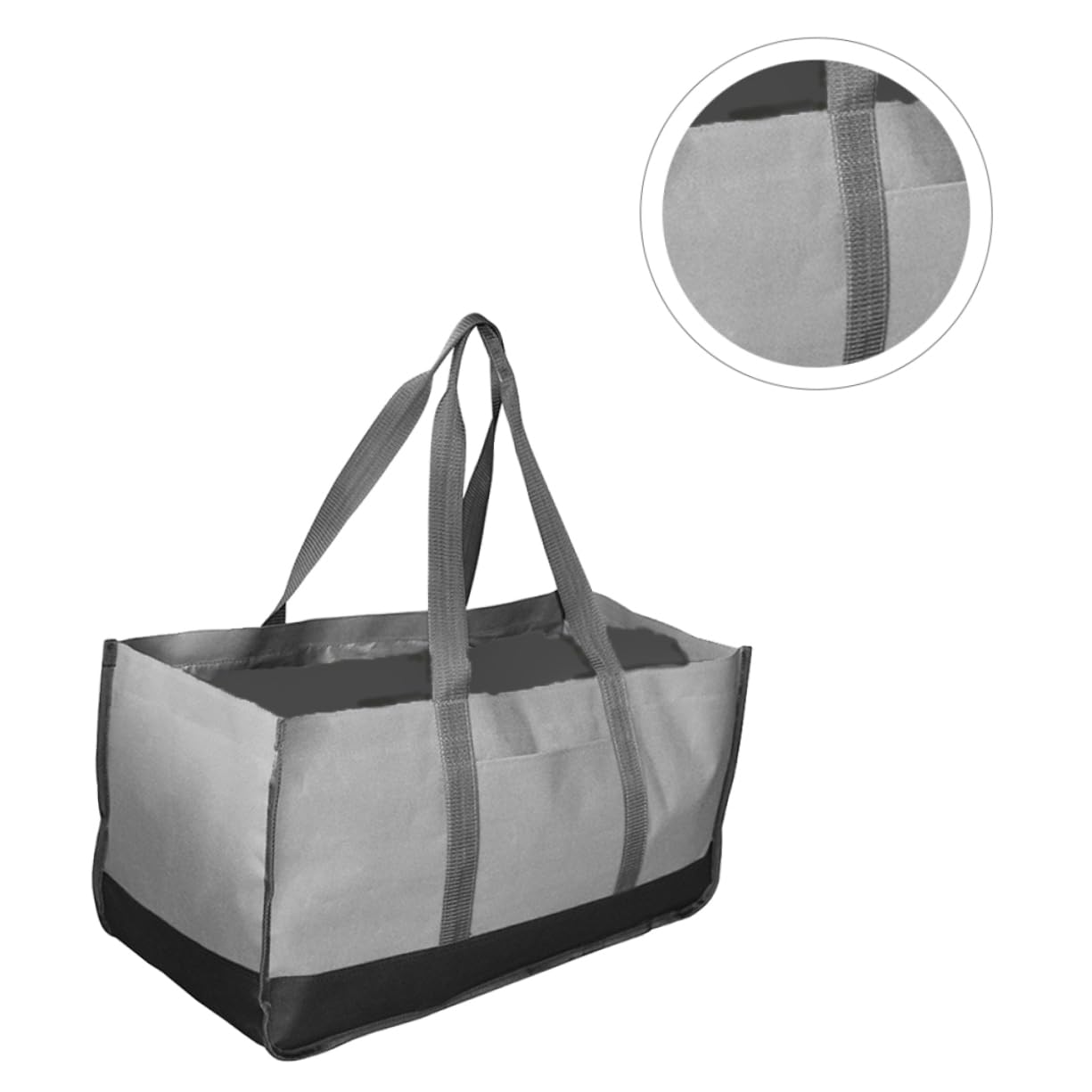 VICASKY 1pezzi Borsa per Legna da Ardere Portatile Borsa per Tronchi di Grande Capacità Cesto per Legna da Ardere Resistente e Multifunzionale per Conservazione e Trasporto