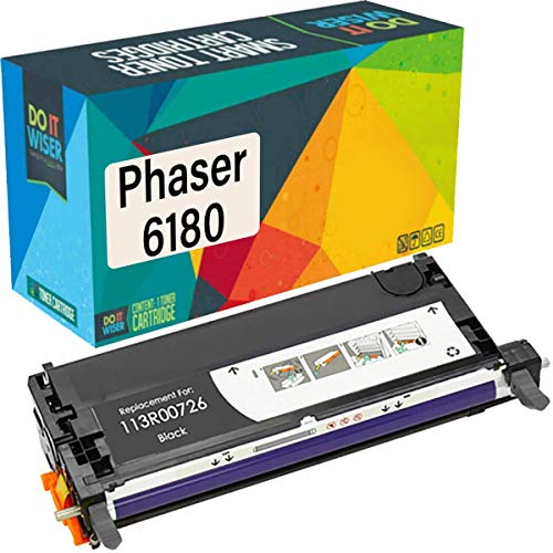 New Product Do it Wiser Remanufactured Toner Cartridge Replacement for Xerox Phaser 6180 6180N 6180DN 6180MFP-D 6180MFP-N | 113R00726 (Black) 🔥 Do it Wiser Remanufactured Toner Cartridge Replacement for Xerox Phaser 6180 6180N 6180DN 6180MFP-D 6180MFP-N | 113R00726 (Black)