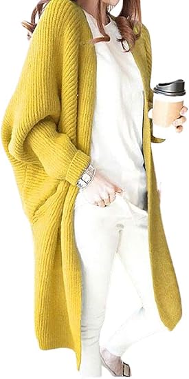 Amazon エンプティオ リブ編み ドルマンスリーブ ニット カーディガン レディース カーディガン ボレロ 通販