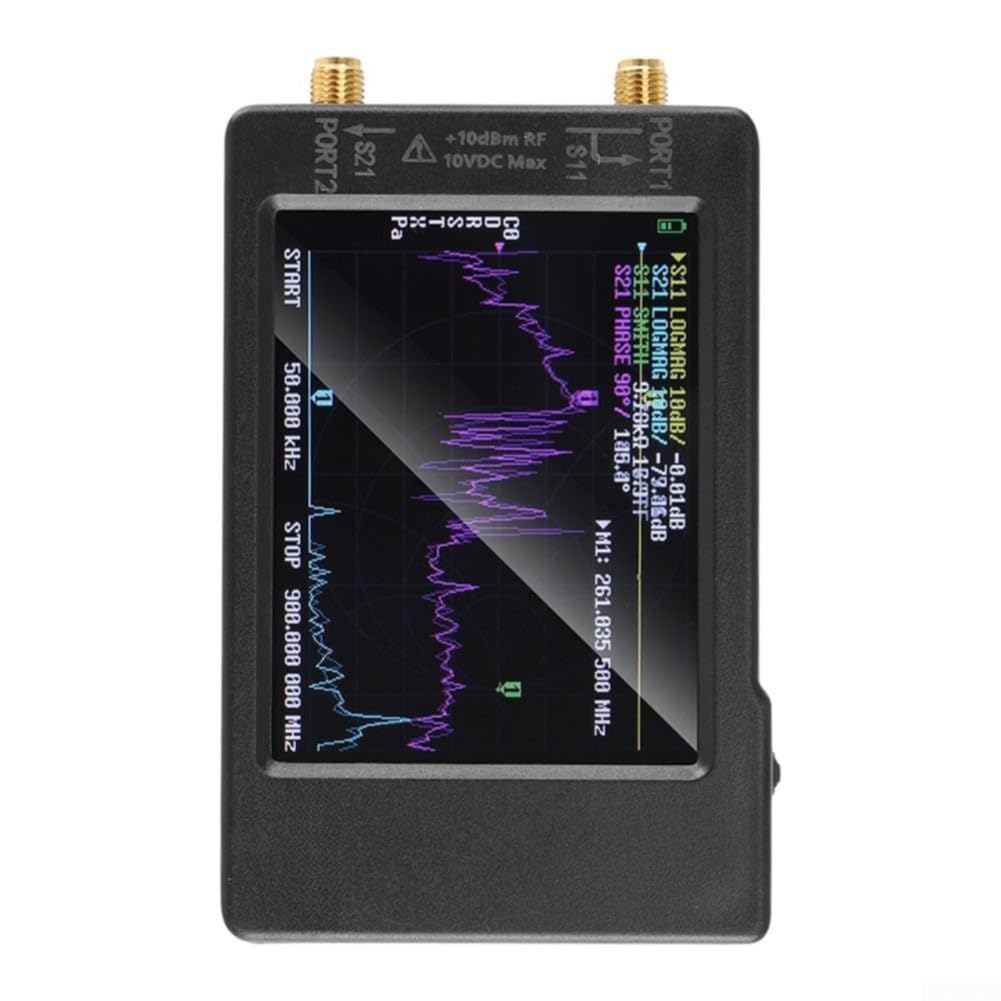 NanoVNA-H Vettore analizzatore di rete 2.8 pollici fino a 300MHz