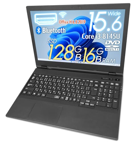�y�����ςݕi�z�m�[�gPC VersaPro VKL21/15.6�^/�e���L�[/Win11 Pro/��8���� Core i3-8145U/SSD128GB/������16GB/HDMI/Wi-Fi/Bluetooth/MS Office H&B 2019/DVD