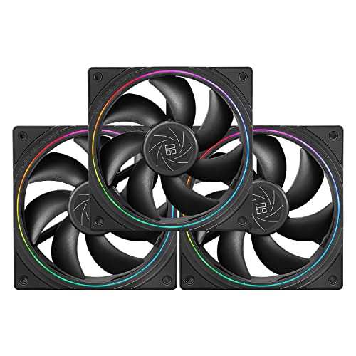 Thermalright TL-S12 CPU Fan, 120mm Case Cooler Fan, 4pin PWM Connector Silent Computer Cooling with S-FDB Bearing Included