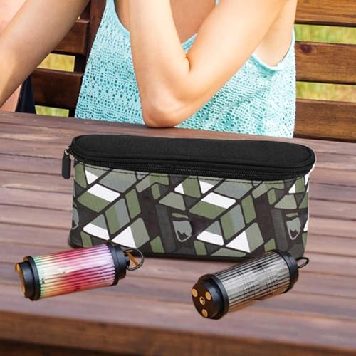 Bolsa organizadora pequena para acampamento, bolsa portátil para armazenamento de lâmpadas,Bolsa org