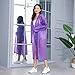 Produktbild 2 Stück Regenponcho Herren Damen Wasserdicht, Regencape Festival Regenjacke Regenmantel Poncho Fahrrad Regenbekleidung Regenschutz Regen Zubehör Für Wandern Camping,Lila