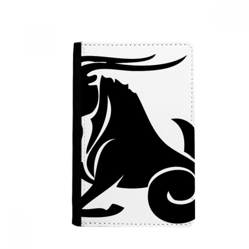 Constellation Capricorn Zodiac Sign Passport Holder Notecase Burse Wallet Cover Card Purse