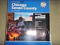 UNIVERSAL MAP CHICAGO SEVEN COUNTY ATLAS 0762559012 Book Cover