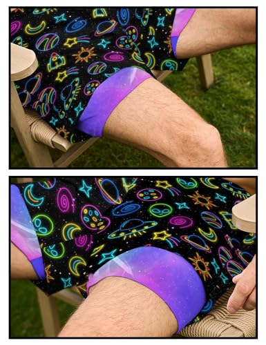 Men's Swim Trunks with Compression Liner 7 Inch Inseam Beach Shorts Quick Dry Bathing Suits4