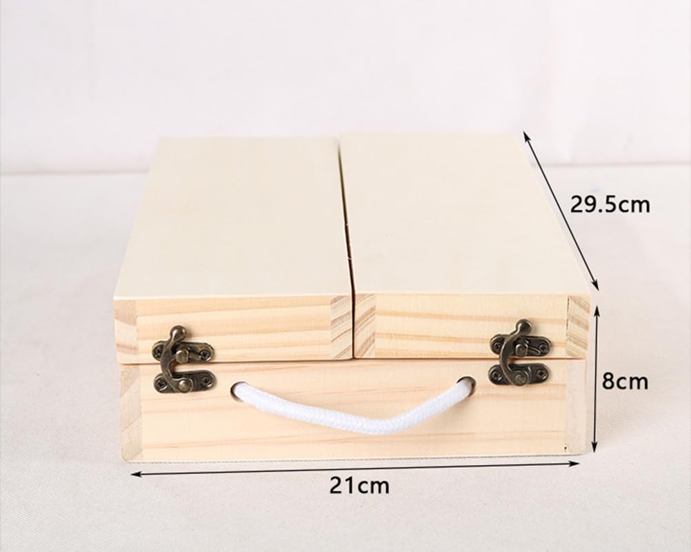 Montessori Wooden Toolbox Set, Pretend Play Repair Tools for Toddlers, Educational Construction Toy